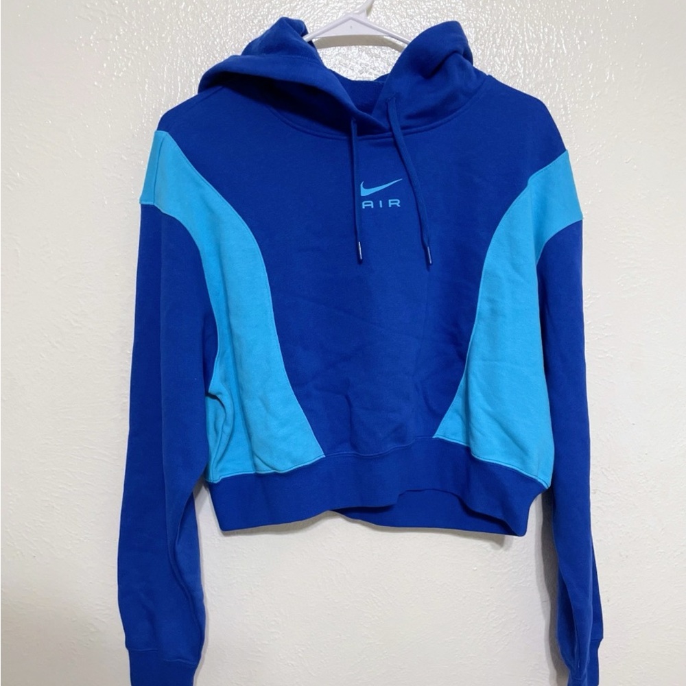 Nike Air Exclusive Sample With Tag Women's Oversized Crop Fleece Hoodie